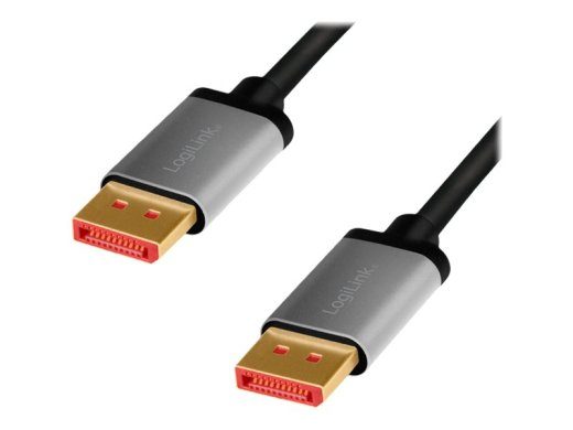 LogiLink 2m DisplayPort Kaabel, Must Hall