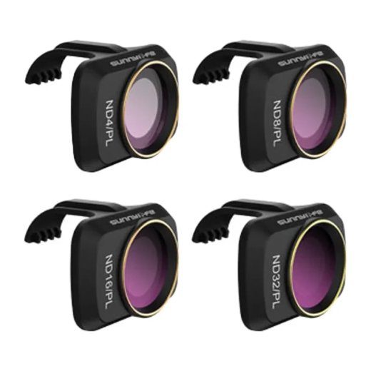 4 filtri komplekt ND-PL 4/8/16/32 Sunnylife DJI Mini 2 SE / Mini 2 jaoks (MM-FI9255)