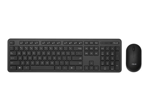Asus CW100 Klaviatuur ja hiir Komplekt Juhtmevaba US-ENG Must
