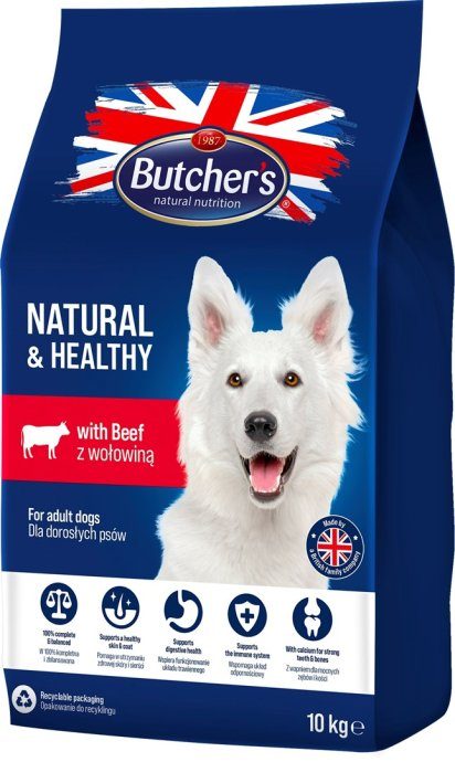 BUTCHER'S Natural&Healthy veega - kuivkoeratoit - 10 kg