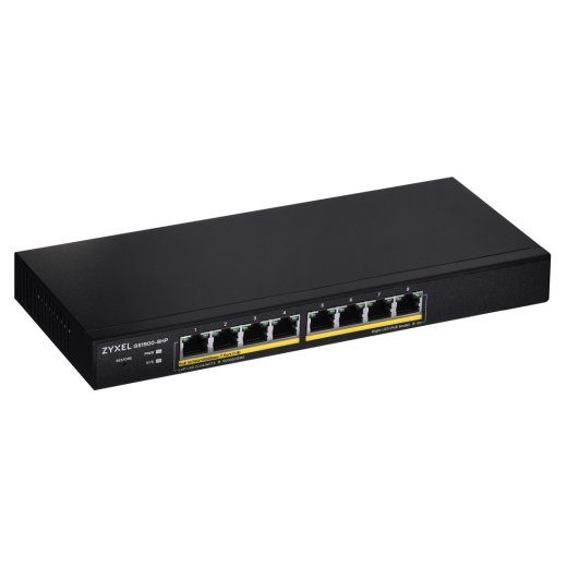 Zyxel GS1900-8HP v3 PoE hallutatud L2 Gigabit Ethernet (10/100/1000) Power over Ethernet (PoE) must