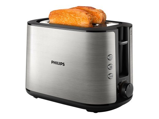 Philips Viva Collection HD2650 pilno metalo tostų skrudintuvas nerūdijantis plienas