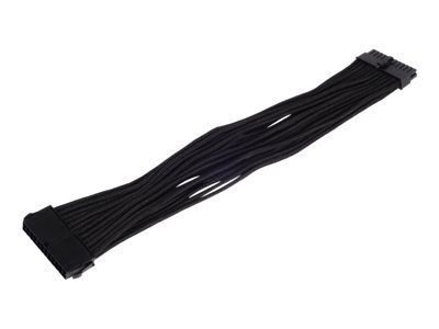 SilverStone 24 Pin ATX (naine) kuni 24 Pin ATX (mees) Võimsuspikenduskaabel 30cm must