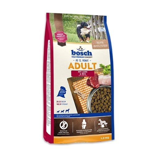 Bosch 01030 Täiskasvanud Lambaliha & Riis 3kg