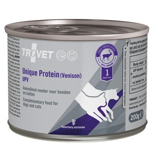 TROVET Unique Protein UPV Peamiselt - märgtoit koertele ja kassidele - 200g