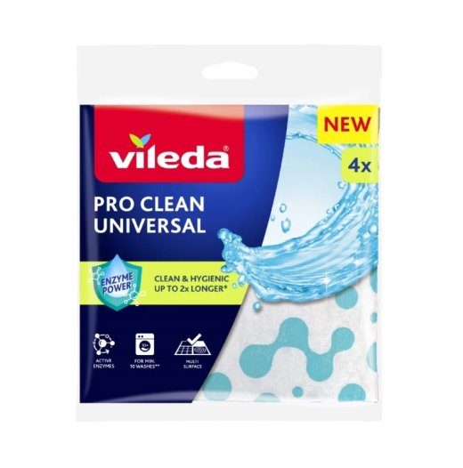 Universaalne riie ensüümidega Vileda Pro Clean 4 tk.