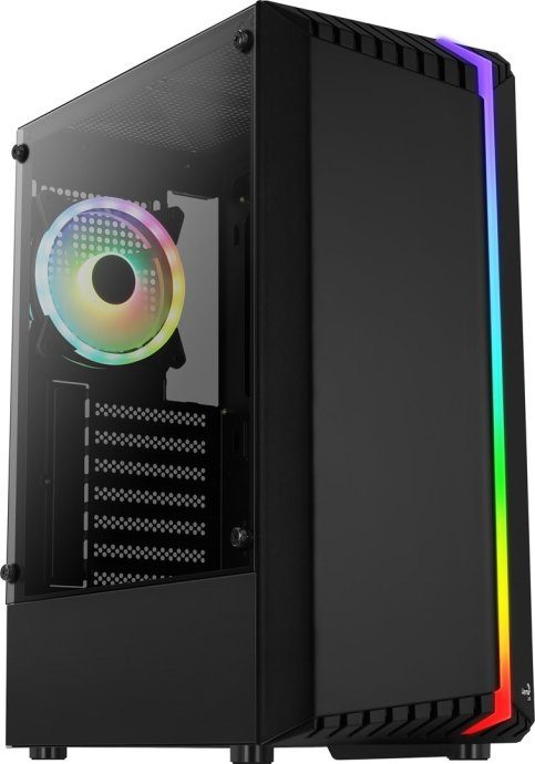 Arvutikorpuse Aerocool Bionic Midi Tower Must