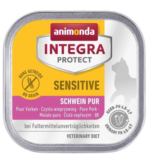 ANIMONDA Integra Protect Adult Sensitive sealiha märgkassitoit - 100g