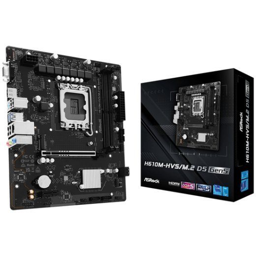 ASRock H610M-HVS/M.2 D5 Gen5 1700 mATX DDR5