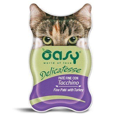 OASY Delicatesse Fine paté kalkuniga - märgkassitoit - 85 g