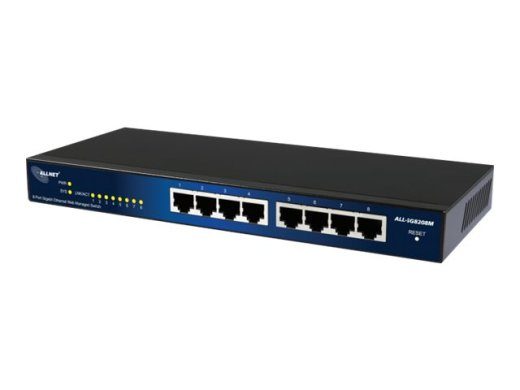 ALLNET ALL-SG8208M 8-Porti Gigabit Lüliti