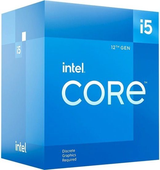 Intel i5-12400F 2,5 GHz LGA1700 Procesorius gijos 12 i5-124xx Procesoriaus branduoliai 6