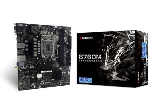 Biostar B760MX2-E D4 pagrindinė plokštė Intel B760 LGA 1700 micro ATX