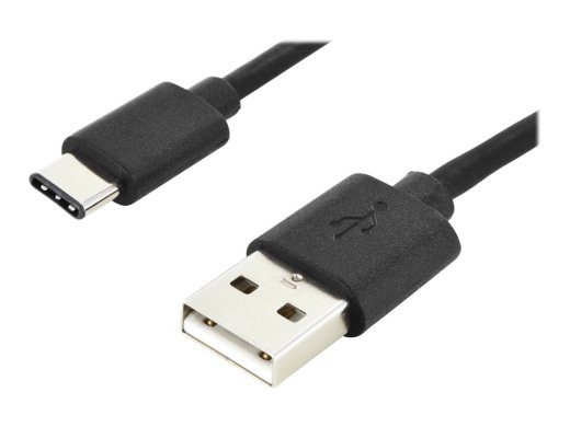 DIGITUS USB Type-C Kaabel 1.8m Must