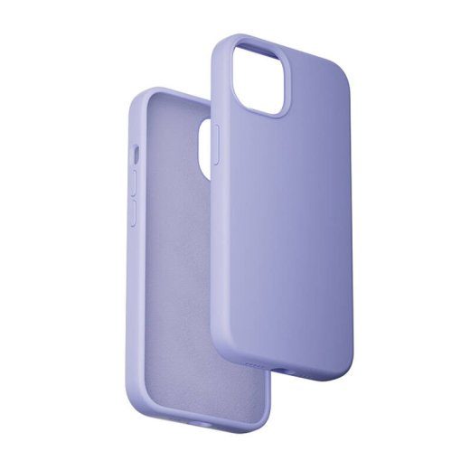 Vention KUFV0-20 silikoonkate iPhone 15 Plus jaoks (lilla)