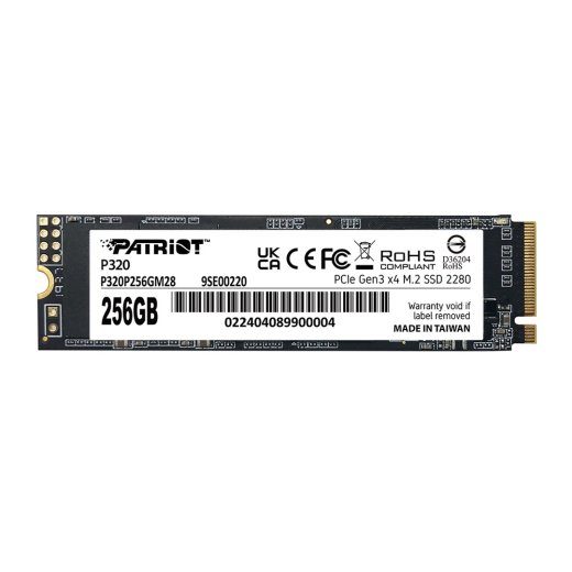 PATRIOT VIPER P320 M.2 PCI-Ex4 NVMe 256GB 2,2GB/S SSD (P320P256GM28)