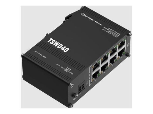 Teltonika TSW040 8-portiline Fast Ethernet PoE+ lüliti