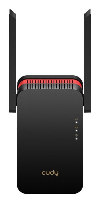 Cudy RE3000 võrgu laiendaja Võrgu kordaja Must, Punane 10, 100, 1000 Mbit/s