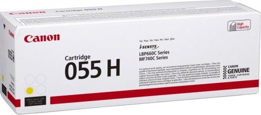 Kartuss 055 H Y 055H, 5900 lehekülge, kollane, 1