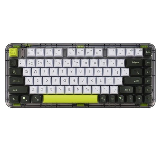 ASUS KD201 Jelly75 Volt Green Belaidė klaviatūra