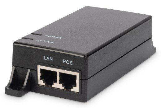 Digitus Gigabit Ethernet PoE Injector DN-95102-1 10/100/1000 Mbit/s Ethernet LAN (RJ-45) portid 1xRJ-45 10/100/1000 Mbps Gigabit
