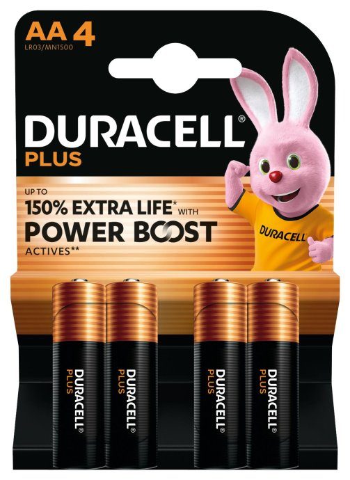 Duracell Plus 4 pack