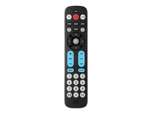 One for All Big Button URC 6821 Universal Remote Control Black