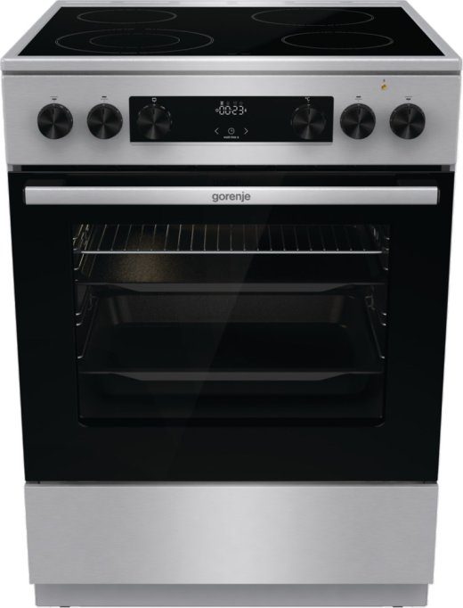 Gorenje GECS6C70XC cooker Freestanding cooker Electric Coil hob Stainless steel A