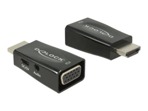DeLOCK HDMI-A mees VGA naine audio-video transformeerija