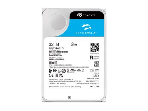 Seagate SkyHawk AI kõvaketas 32TB 3.5 Serial ATA-600