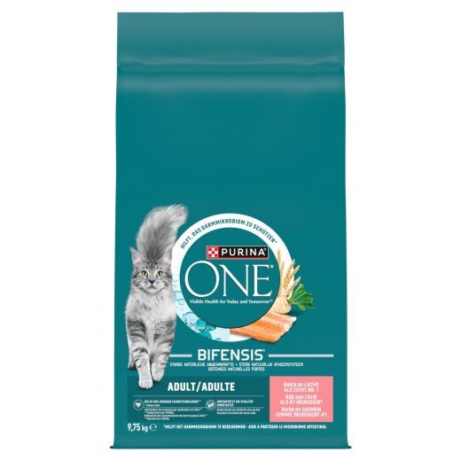 PURINA One Adult Salmon - kuiv kassitoit - 9,75kg