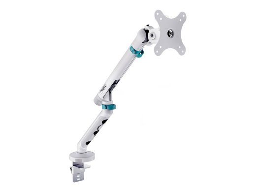 Digitus lauamontaaž kallutus, pööramine, pöörlemine Üksik disain monitori kinnitusega 35 " Maksimaalne kaal (mahtuvus) 10 kg Valge