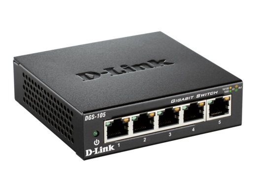 D-Link DGS 105 5-Portiline Gigabit Lüliti