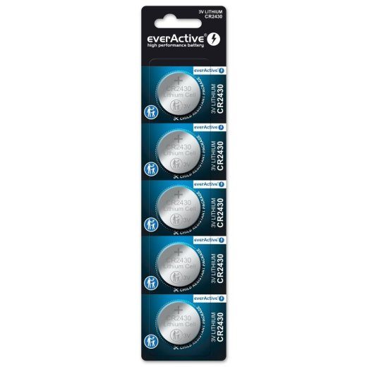 everActive CR2430 Lithium battery mini 5 pcs