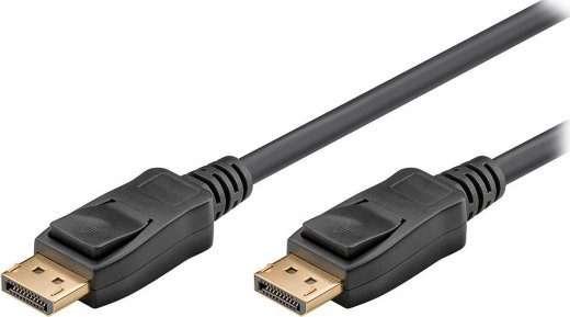 Goobay Displayport™ Kaabel 2.1 80 Gbit/S 2M Must