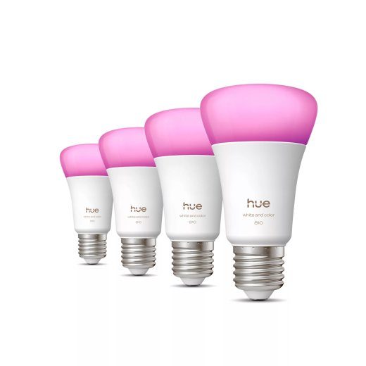 Philips Hue WCA 810 A60 E27 4P E27 6 W Valge ja värviline valgus Bluetooth ja Zigbee