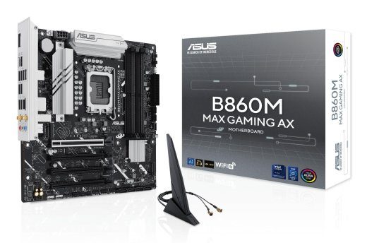 Põhiplaat ASUS Intel B860 Express LGA1851 Mikro-ATX Memoria DDR5 Memoria slotid 4 B860MMAXGAMINGAX