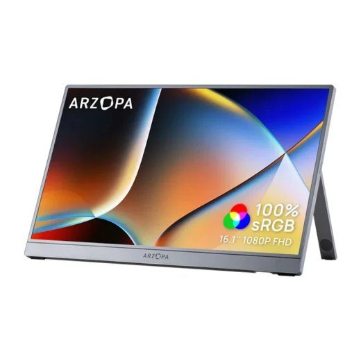 Nešiojamas monitorius ARZOPA Z1C 16.1" (pilka)