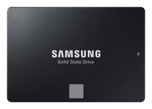 SSD SAMSUNG 870 EVO 8000 Serial ATA III Write speed 530 MB/s Read speed 560 MB/s 2.5" 1200xTBW rating MTBF 1500000 h MZ-77E8T0B/