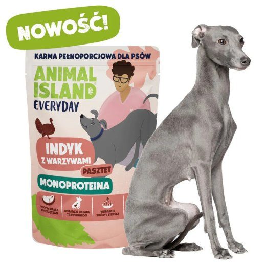 ANIMAL ISLAND Everyday Monoprotein Turkey - niiske koeratoit - 300g