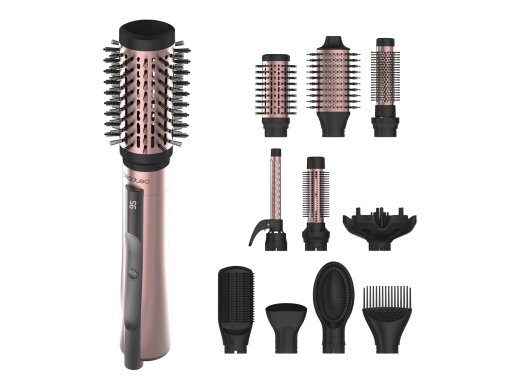 Cecotec Air Brush CeramicCare 10in1 AirBrush Joninė kondicionavimo funkcija Šildymo lygių skaičius 3 1200 W Juoda/Rožinė