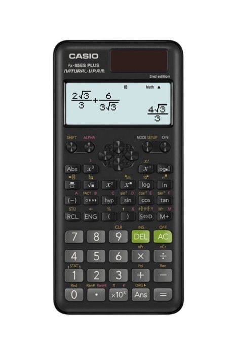 CASIO FX-85ESPLUS-2 B must teaduslik kalkulaator 252 funktsiooni