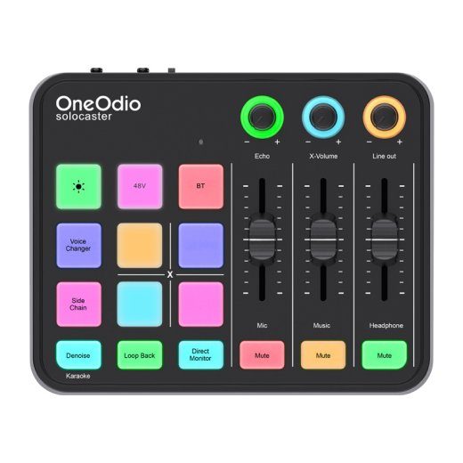 OneOdio Solocaster audio segisti ja helikaart