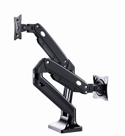 Gembird MA-DA2-03 monitori kinnitus / stand 88.9 cm (35") Desk Must