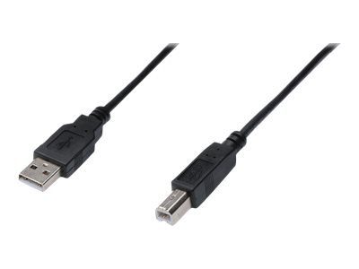 DIGITUS USB-kaabel 1m must