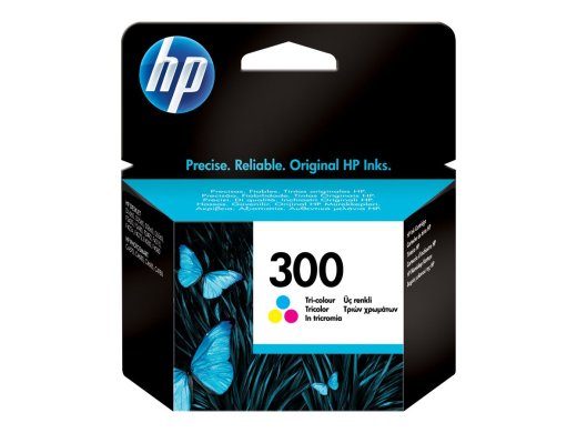HP 300 kolmevärviline originaal tsüaan, magenta, kollane