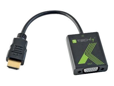 TECHly 10cm videoadapterkaabel must