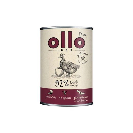 OLLO Pure Duck with apple - märg koeratoit - 400g