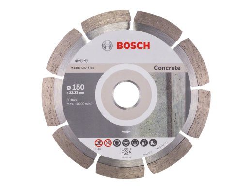 Bosch Professional betooni teemantlõikesaadis nurga lihvimasinalt