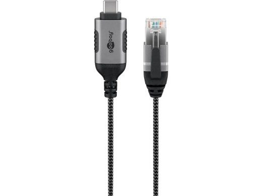Goobay 74392 USB 3.1 tüüp A kuni RJ45 5m must